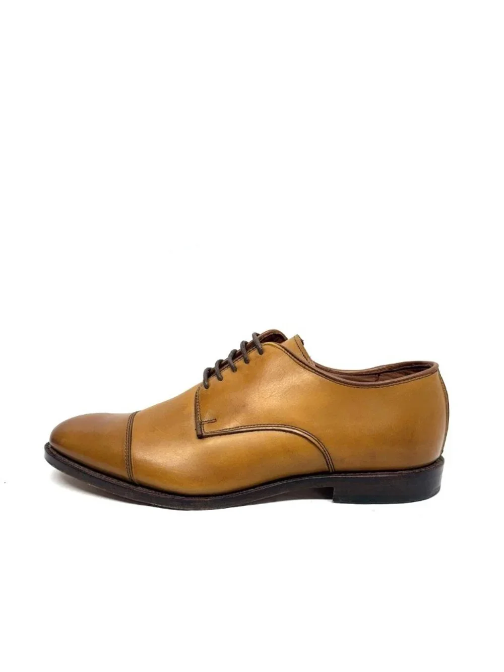 New! Allen Edmonds Park Avenue Oxford Walnut Brown Size 10D 7478 DD559